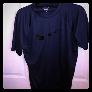 Nike Dri-fit dark blue with black swoosh SZ S